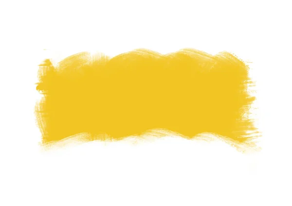 Amarelo Gráfico Cor Pincel Design Traços Efeito Fundo Projetos Elemento — Fotografia de Stock