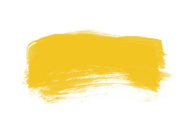 Arkaplan için sarı renkli fırça darbeleri efekti
