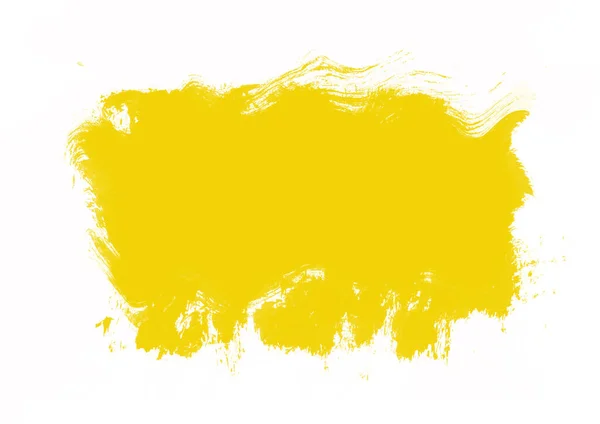 Amarelo Onda Gráfico Cor Patches Pinceladas Efeito Fundo Projetos Elemento — Fotografia de Stock