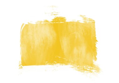 Arkaplan için sarı renkli fırça darbeleri efekti