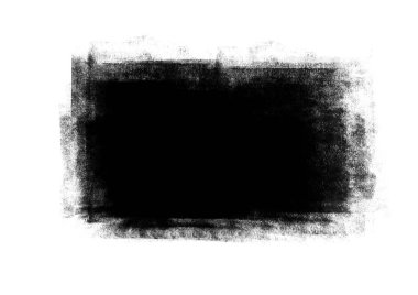 Arkaplan için siyah renk grafik fırça yamaları tasarım efekti elementleri