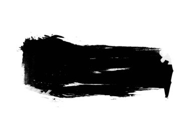 Arkaplan için siyah renk grafik fırça yamaları tasarım efekti elementleri