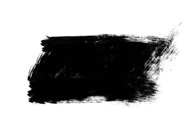 Arkaplan için siyah renk grafik fırça yamaları tasarım efekti elementleri