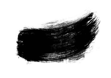 Arkaplan için siyah renk grafik fırça yamaları tasarım efekti elementleri