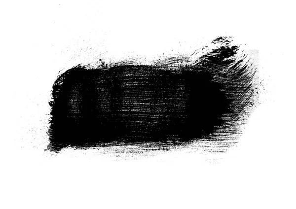 Черный Цвет Графической Кисти Патчи Дизайн Элементов Эффекта Фона — стоковое фото