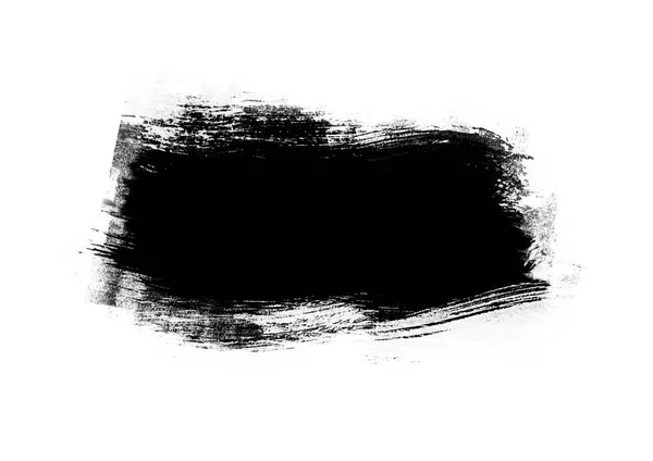 Parches Pincel Gráfico Color Negro Elementos Efecto Diseño Para Fondo —  Fotos de Stock