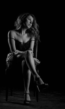 Mesaj ve yakın çekimler bir fotoğraf stüdyosu