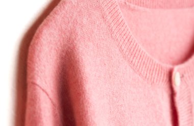 Güzel, lüks, Örme Hırka pembe, Sonbahar, kış, sıcak.