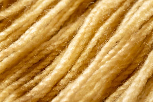 ベージュ毛糸または綿の閉鎖 — ストック写真