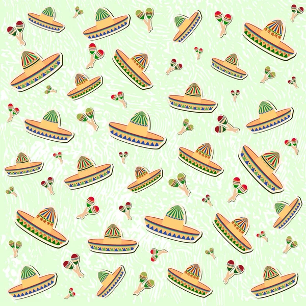 Hermoso fondo texturizado para las vacaciones cinco de mayo bann — Vector de stock