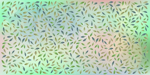 Beau fond de différentes feuilles sur un backgro texturé — Image vectorielle