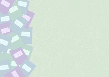 güzel vektör arka plan için bir tatil öğretmenin gün kartpostal