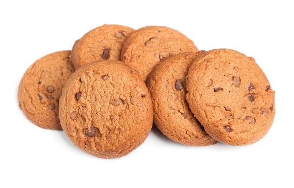Çikolata ile yulaf ezmeli kurabiye — Stok fotoğraf