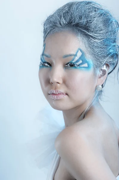 Retrato de mujer con maquillaje — Foto de Stock