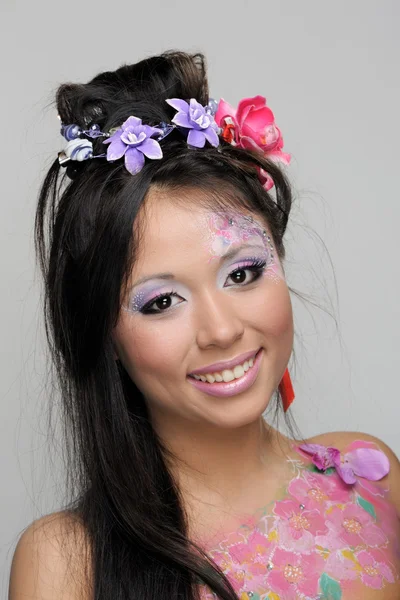 Portret Azjatycki Girl — Zdjęcie stockowe