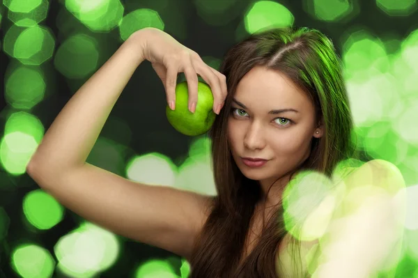 Retrato de mujer hermosa — Foto de Stock