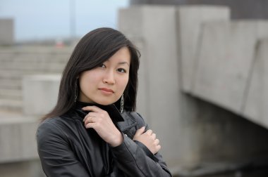 Asyalı kadın portresi