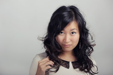 Asyalı kız portresi