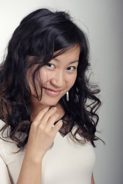 Asyalı kız portresi