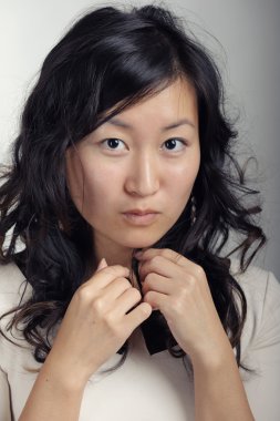 Asyalı kız portresi