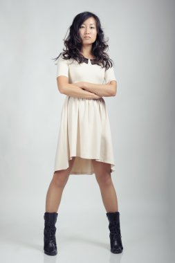 Asyalı kadın kılığında