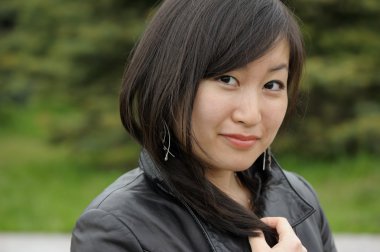 Asyalı kadın portresi