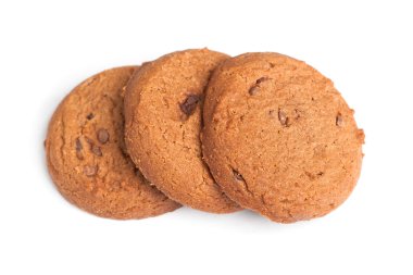 çikolata ile yulaf ezmeli kurabiye