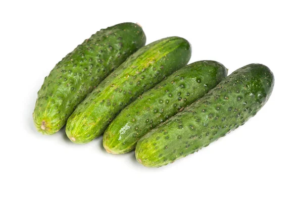 Cucumbers isolated on white — Stock Photo, Image