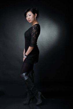 Güzel Asyalı kadın