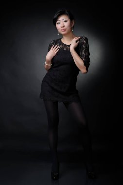 Güzel Asyalı kadın