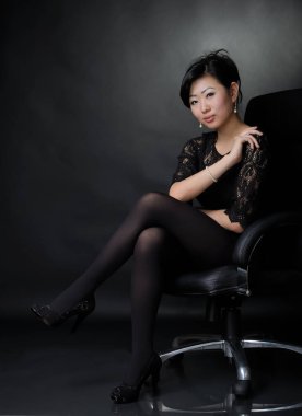 Güzel Asyalı kadın