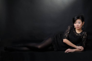 Güzel Asyalı kadın