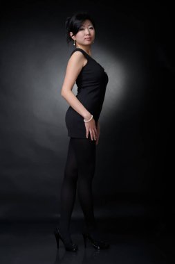 Güzel Asyalı kadın