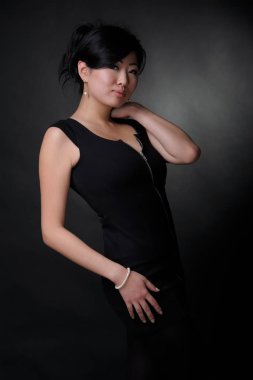 Güzel Asyalı kadın