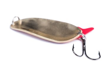 Balık tutma spinner izole