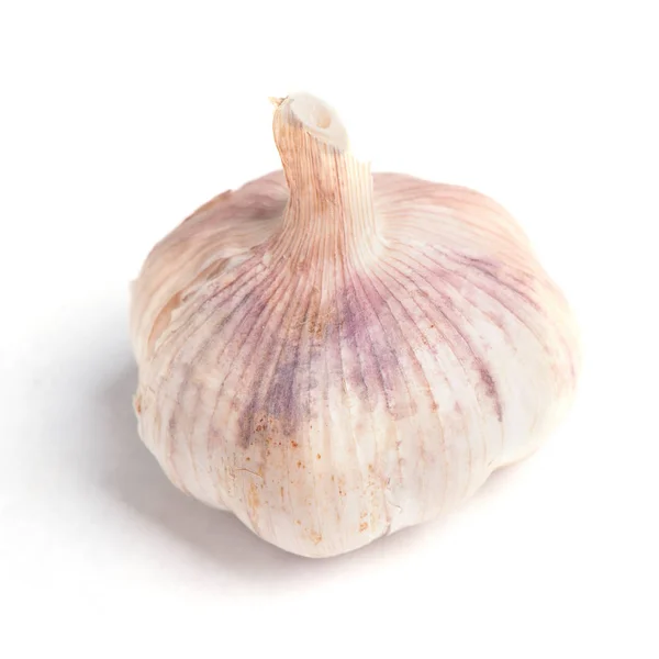 Knoblauch isoliert auf weiß — Stockfoto