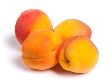 Olgun kayısı yığını