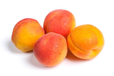 Olgun kayısı yığını