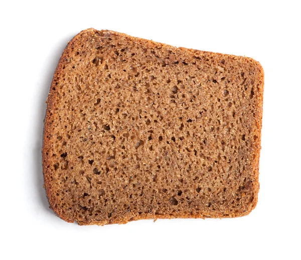 Tmavý chléb řezy — Stock fotografie