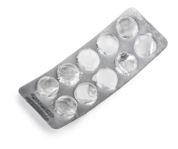 Emballage vide de pilules — Photo
