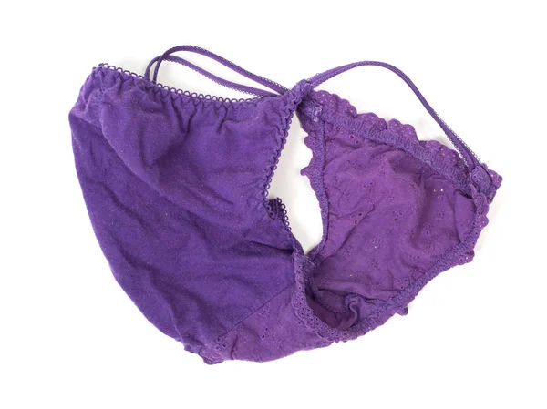 孤立的紫色内裤 — 图库照片