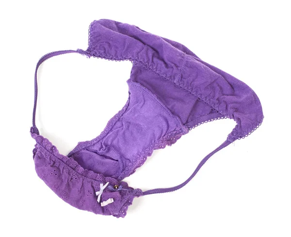 Violet panties isolated — Stock Photo, Image