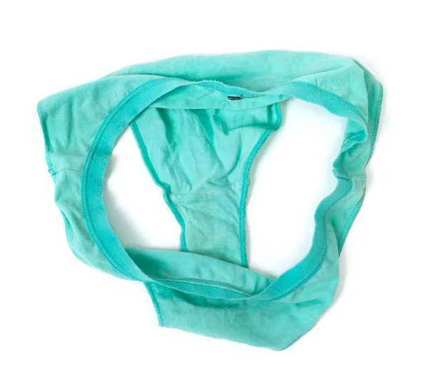 Green underpants isolated — Stock Photo, Image