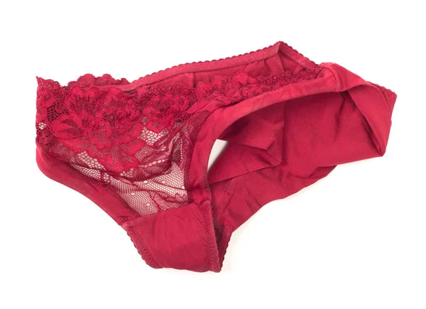 Culotte en dentelle rouge — Photo