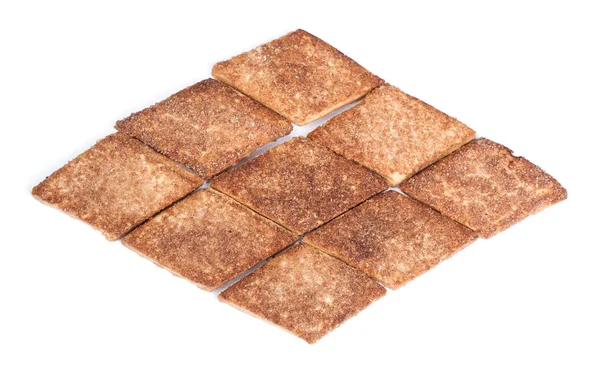 Rhombus shape cookies — Stock Photo, Image
