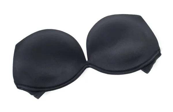 Black brassiere isolated — Stock Photo, Image