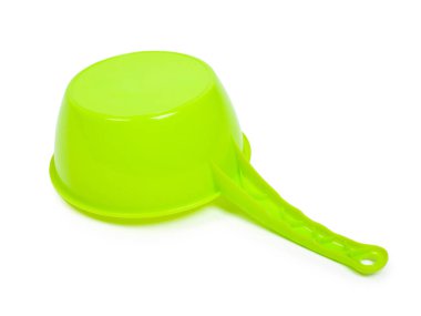 Plastik kaşık izole