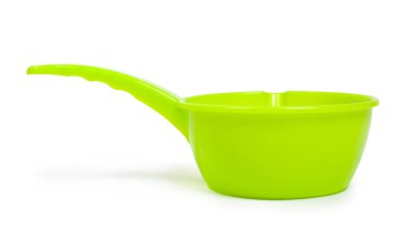 Plastik kaşık izole