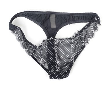 Noktalı şeffaf pantolon