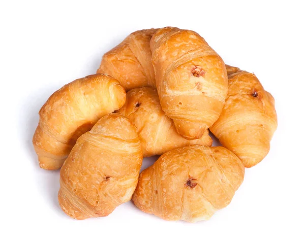 Heap of small croissant — Stock Photo, Image